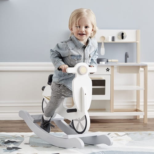 Skuter bujak na Biegunach Grey szary Kids Concept