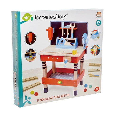 Drewniany warsztat, stolik, Tender Leaf Toys 4