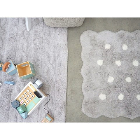 Lorena Canals Dywan Mini Biscuit Pearl Grey 70x100 Cm 2