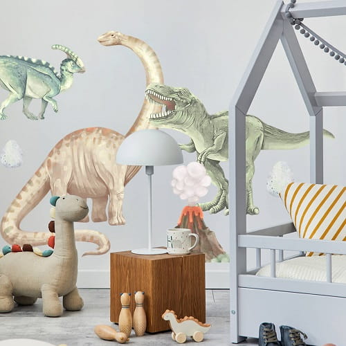 Naklejka na ścianę dinozaury I