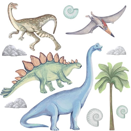 Naklejka na ścianę dinozaury II 1
