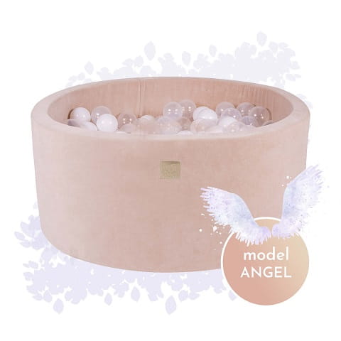 Suchy basen Velvet Angel + 250 piłek - gotowy zestaw MeowBaby 1