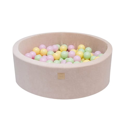 Suchy basen Velvet Spring + 250 piłek - gotowy zestaw MeowBaby 7
