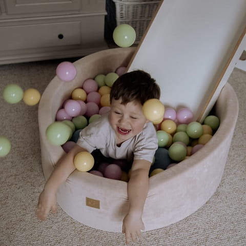 Suchy basen Velvet Spring + 250 piłek - gotowy zestaw MeowBaby 6