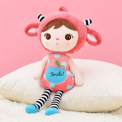 Lalka Metoo Smile truskawka 50cm z imieniem