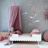 Łóżeczko Babushka 70x140 cm i tapczanik 2w1 białe 1