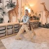 Drabinka drewniana naturalna do Pokoju dziecka Montessori składana Meowbaby 12