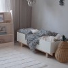 Łóżeczko - łóżko dziecięce 70x140 cm z opcją tapczanika Basic złamana biel 8
