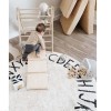 Lorena Canals Dywan Round ABC Natural Negro 2