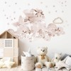 Naklejka na ścianę - księżyc boho