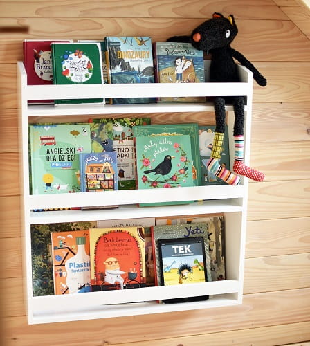 Półka na książki biblioteczka szeroka Bambooko 2