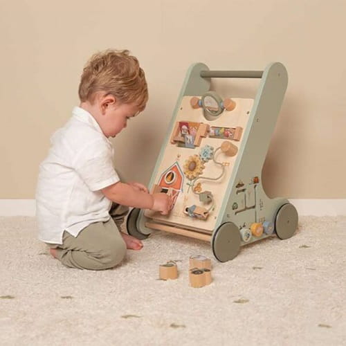 Drewniany chodzik edukacyjny Little Farm na roczek Little Dutch DOSTAWA GRATIS 1