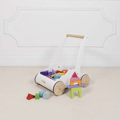 Pchacz z klockami Rainbow Cloud Le Toy Van 5