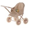 Maileg Wózek spacerowy różowy podwójny Stroller Baby Rose twins dla myszek 1