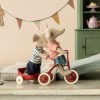Maileg rowerek trójkołowy czerwony - Abri a tricycle, Mouse - red  1