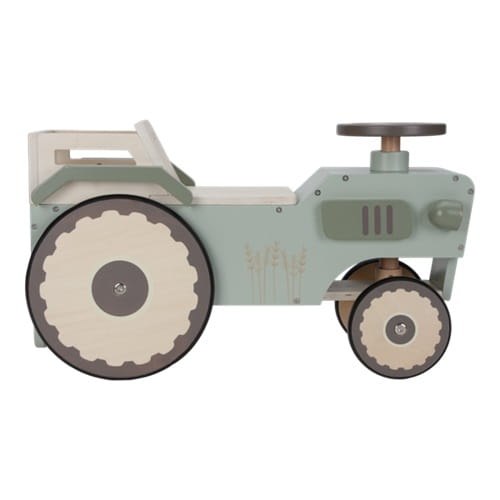 Jeździk Traktor Farm drewniany dla dzieci Little Dutch 6