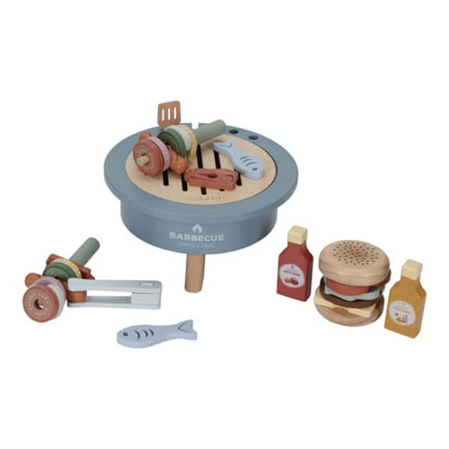 Zestaw Grill drewniany Little Dutch 7