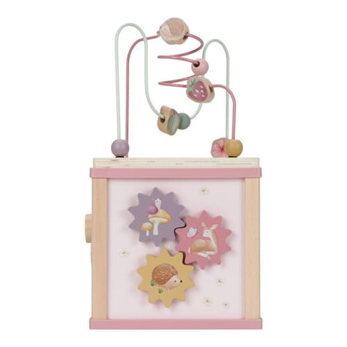 Kostka edukacyjna różowa Fairy Garden aktywizująca Little Dutch  10