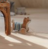 Drewniany lisek do ciągnięcia Forest Friends Little Dutch  2