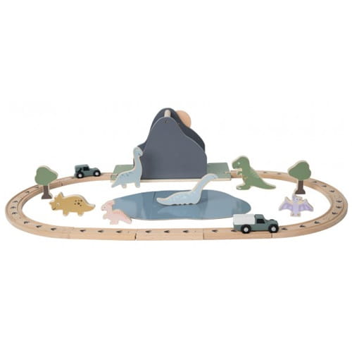 Drewniany tor dinozaury Jabadabado