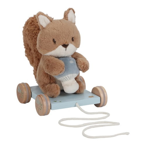 Wiewiórka z kółeczkami do ciągnięcia Forest Friends Little Dutch 1