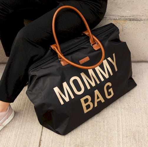 Torba Mommy Bag Czarno-Złota 1
