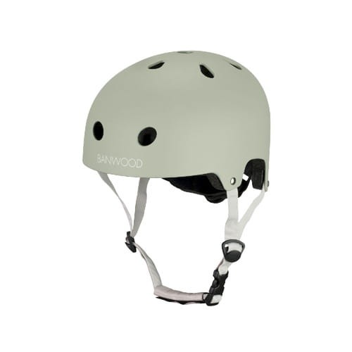 Banwood dziecięcy eco kask rowerowy Olive oliwkowy
