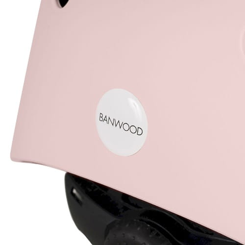 Banwood dziecięcy eco kask rowerowy Faded Pink blady róż  1