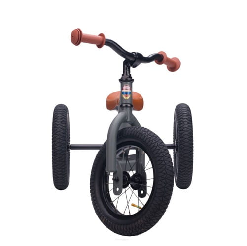 Rowerek trójkołowy biegowy 2w1 szary matowy Trybike 9