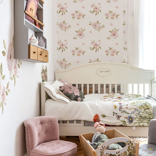 Tapeta dziecięca kwiaty magnolie Magnolia Mini  1