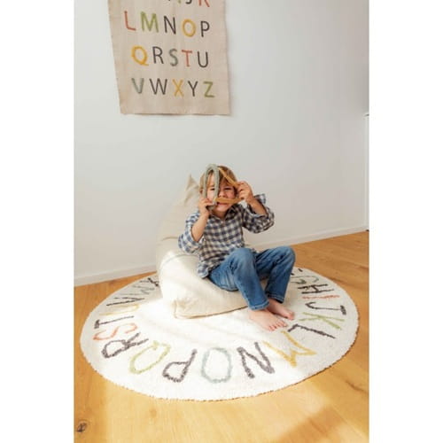 Dywan bawełniany ABC Kolory i Litery Ø120 cm Lorena Canals 2