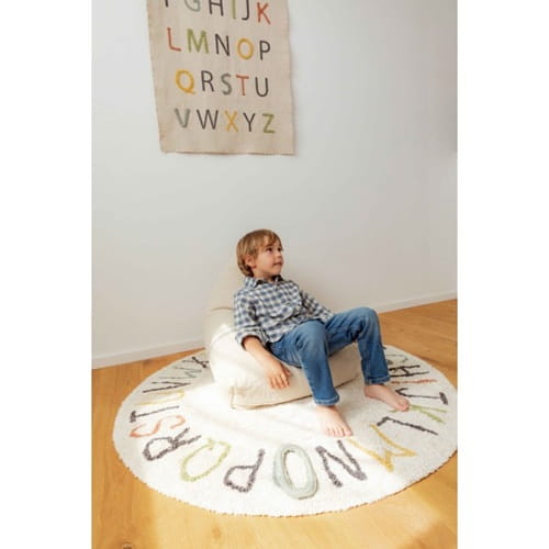 Dywan bawełniany ABC Kolory i Litery Ø120 cm Lorena Canals 3