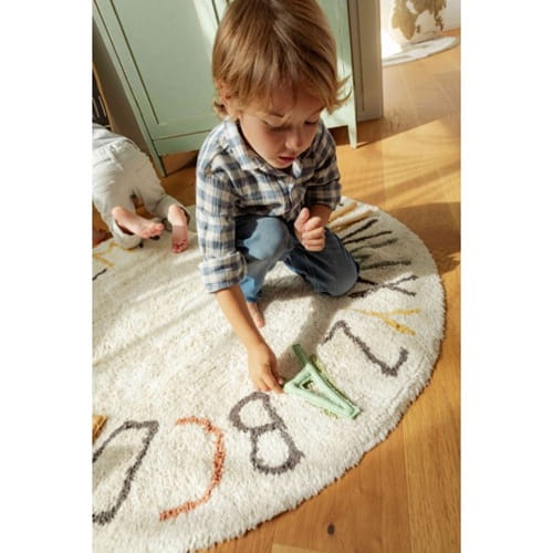 Dywan bawełniany ABC Kolory i Litery Ø120 cm Lorena Canals 10