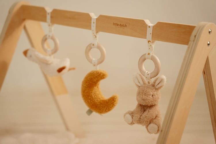 Baby gym stojak pałąk interaktywny Newborn Naturals Little Dutch 3