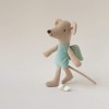 Maileg Myszka wróżka aniołek 11 cm miętowa fairy mouse  2