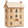 Naturalny drewniany domek dla lalek Le Toy Van 1