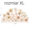 Naklejka na ścianę łąka boho kwiaty  6