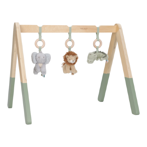 Baby gym stojak pałąk interaktywny Safari Little Dutch
