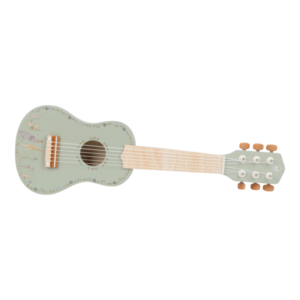 Drewniana gitara zielona Safari Friends FSC Little Dutch  7