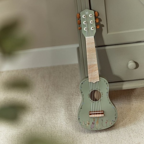 Drewniana gitara zielona Safari Friends FSC Little Dutch  1