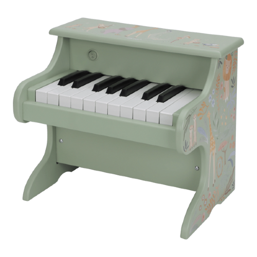 Drewniane pianino zielone Safari Friends FSC Little Dutch 3