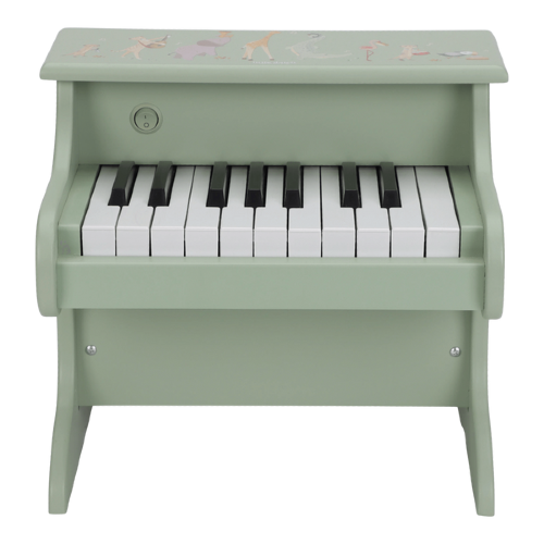 Drewniane pianino zielone Safari Friends FSC Little Dutch 5