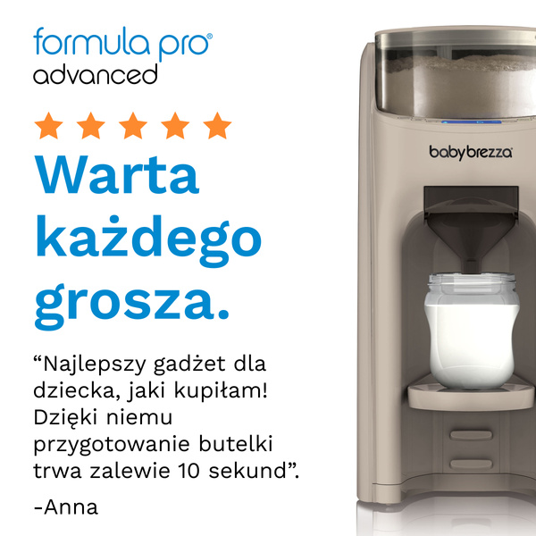 Baby Brezza ekspres do mleka Formula Pro Advanced Beige 8