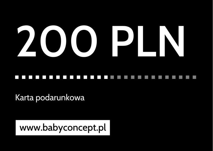 Cyfrowa karta podarunkowa voucher 200 zł