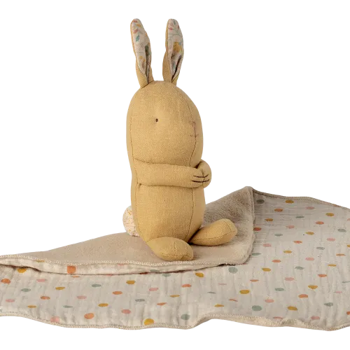 Maileg Przytulanka Lullaby Friends Króliczka Mini kremowy żółty 3