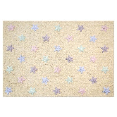 Lorena Canals Dywan do Prania w Pralce Tricolor Star Vanilla 1
