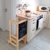 Kitchen Helper Pomocnik Kuchenny z tablicą dla Dziecka Naturalny 2