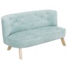 Sofa Welur Brudny Błękit Somebunny