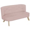 Sofa Welur Karmelowy Róż Somebunny