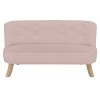 Sofa Welur Karmelowy Róż Somebunny 1
